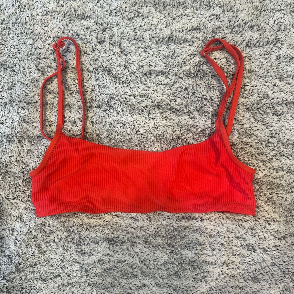 Frankies Red Bikini Top